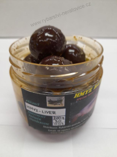 Boilie v dipu - Hmyz/Liver (Játra) - 200g - 30mm